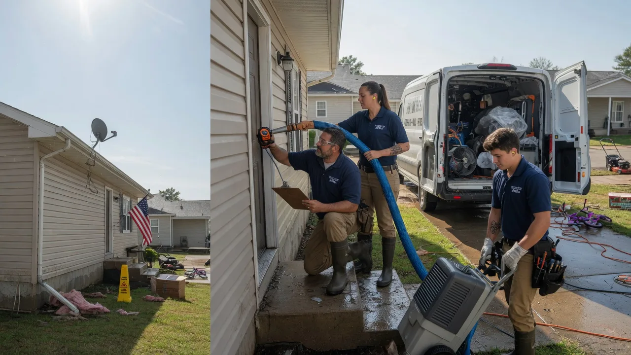 Ceiling Water Damage Restoration in Scottown, OH near me